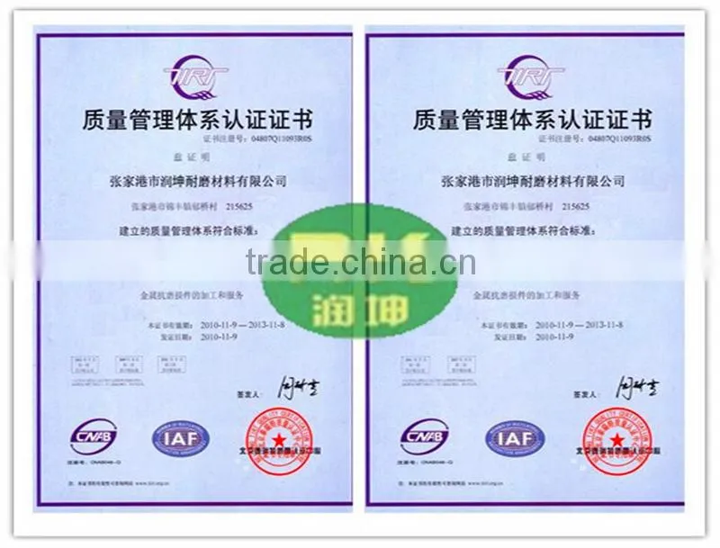 Chrome carbide overlay steel pipe
