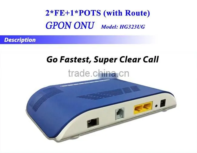 2FE 1FXS Boardcom Chipset Home Gateway FTTH GPON ONT