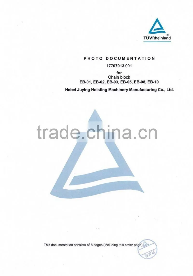 Heavy duty HSZ types of 20 ton manual crane hook block