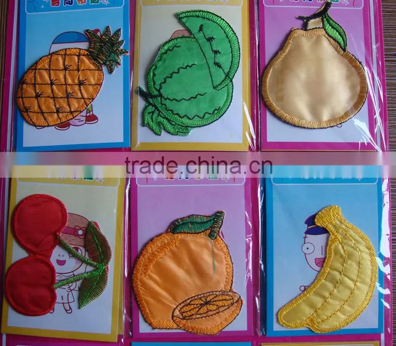 fashional fabric embroidered sticker