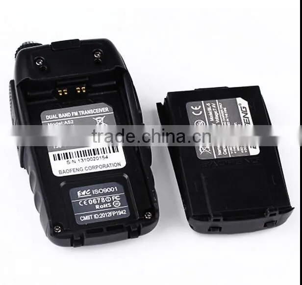 New Black VHF + UHF 136-174MHz/400-520MHz 5W 128CH VOX Dual band BaoFeng Two Way Radio A52