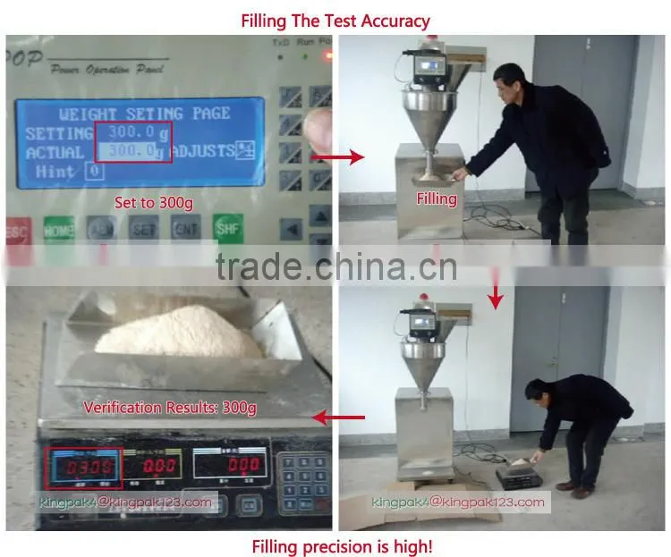 KF2000P Screw Metering Manual Small Powder Filling Machine