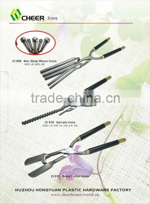 Hollow black spiral iron BI004 curl/rotating curling iron