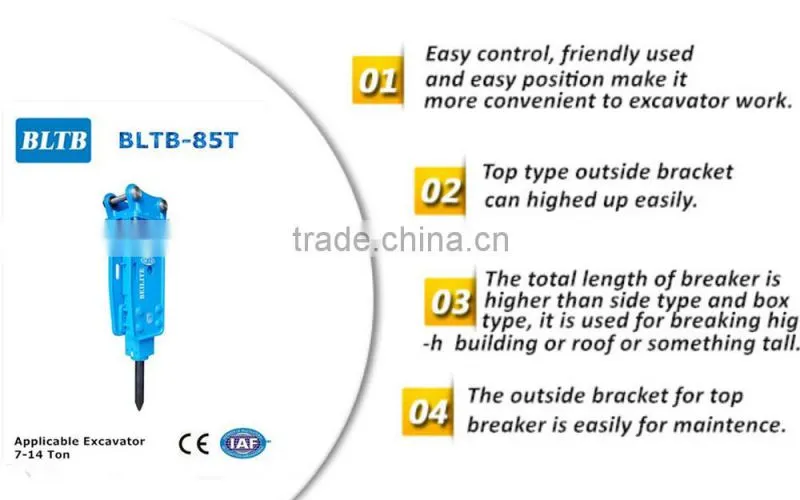 BLTB85 series construction machine part hydraulic breakers