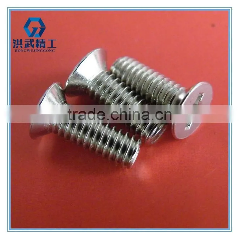Cross recessed mushroom head screws