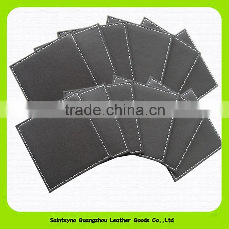 15010 Implicative and elegant leather cup coaster