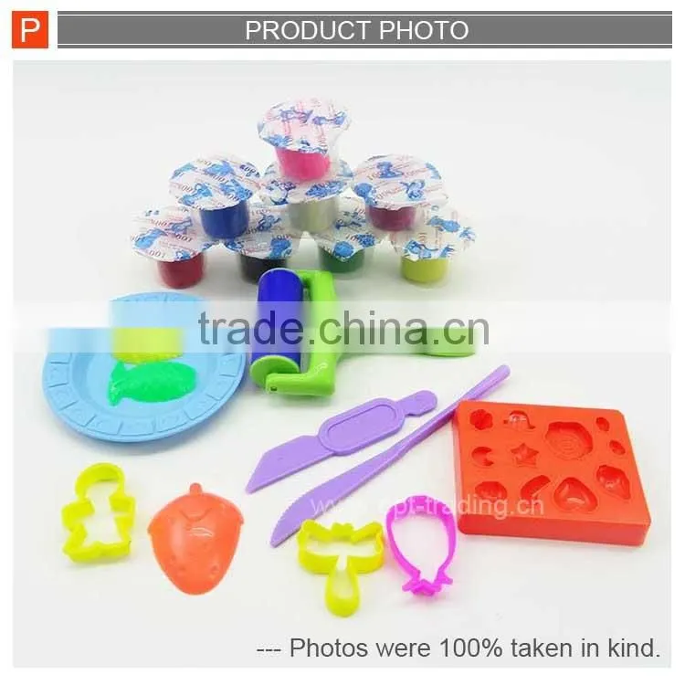Funny plasticine cake mud toys kid modeling color clay tool toys