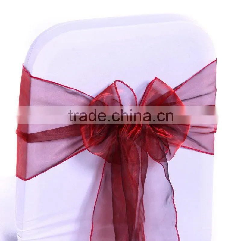 Colorful Organza Sashes Cheap Wholesale Chair Sashes