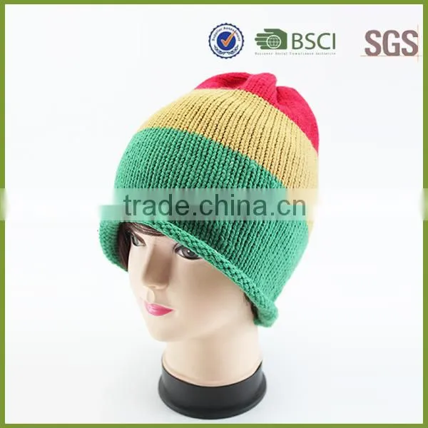 Colorful Girl Hats Blank Wholesale Knit Beanie