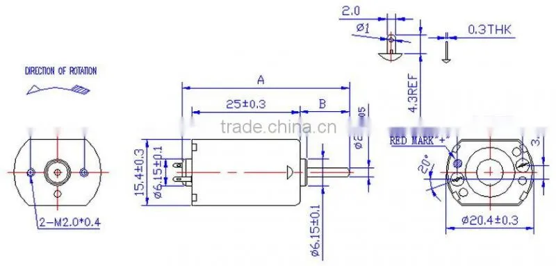 3V high speed toys motor FK-130PH