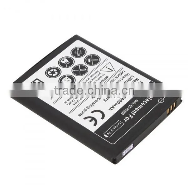 LTE I717 N7000 Battery for Samsung I9220 Note Battery 3.7V 2600mAh