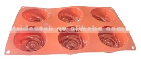 Wholesale Custom-Made DIY Rose Shaped Silicone Soap Molds