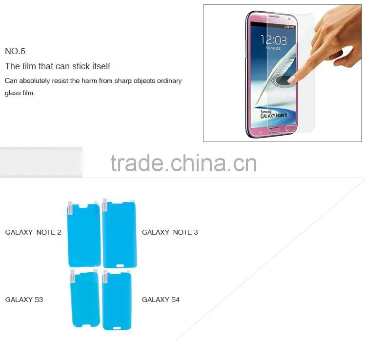 Wholesale High Quality for Samsung Mobile Phone Screen Protector Film