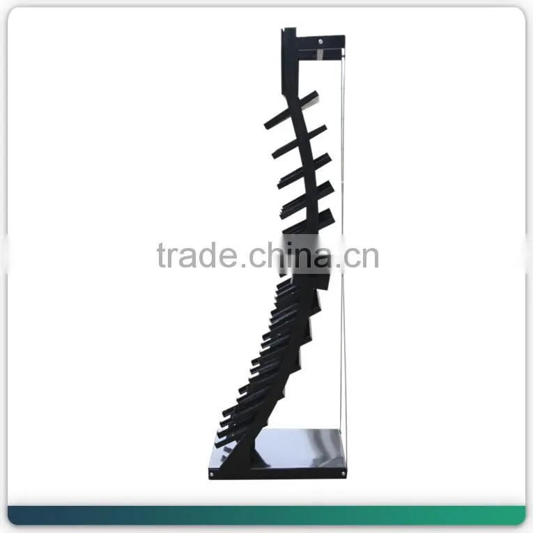 black floor standing metal marble tile carpet display stand for ceramic tiles HSX-S0032