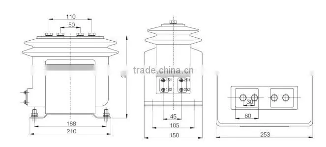 LZJC(D)-10 current transformeer for energy meter