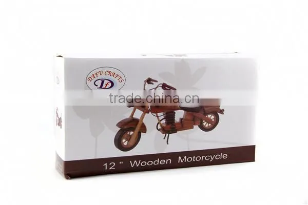 Wholesale cheap handmade wooden motorcycles model