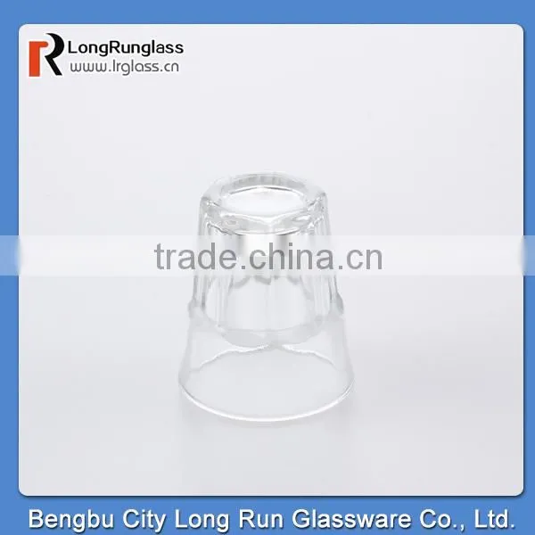 LongRun barware whole sale cut bottom anti-slip wine tumbler korean soju glass tumbler
