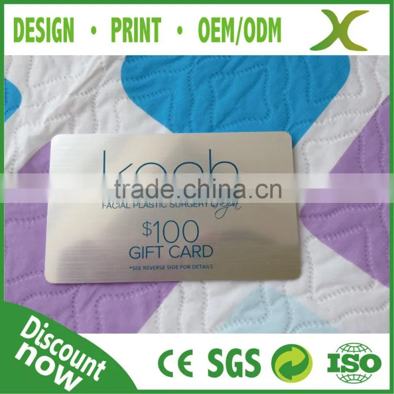 Free Design~~~!!! PVC Loyalty card/ Gift card / CMYK Printed PVC card