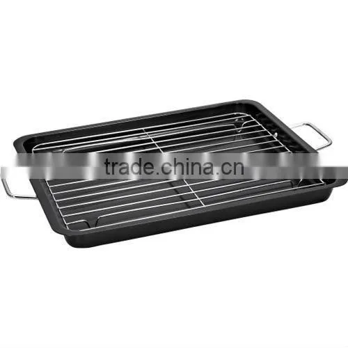 Carbon Steel Non-stick Roaster Pan With Rack