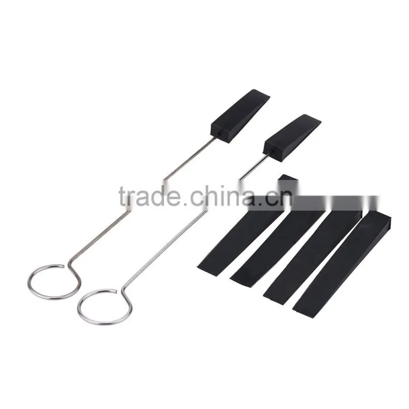 6pcs Piano Rubber Tuning Mutes with Wire Handle Tool Kit