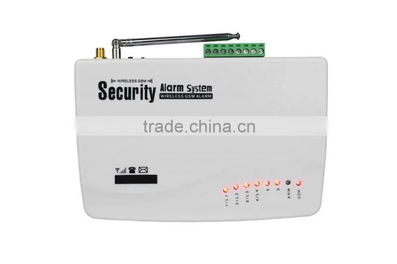 Genuine original GSM wireless home security burglar alarm system to automatically dial a call PIR SMS Russian/English/Spanish