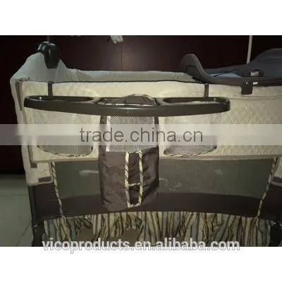 Wonderful baby playpen with canopy and mosquito net and toy bars