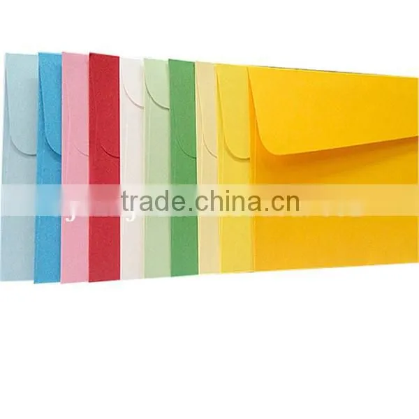Gold hot stamping luxury paper envelops for gift card