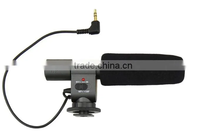 Manufacturer DSLR camera microphone , professional outdoor recording microphone for digital camera