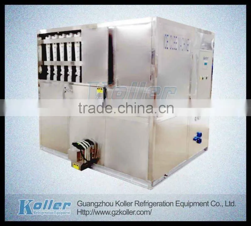 Food-Grade Ice Cube Maker With Packing System (3 Tons/day)