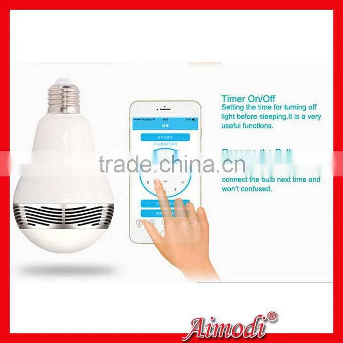 2015 new bluetooth speaker led bulb with hifi sound,enjoy music mini speaker