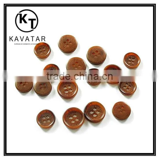 Bulk green 4-hole resin button for shirt & baby cloth