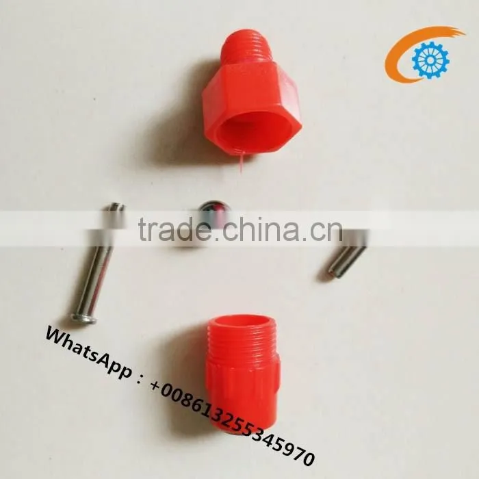 stainless steel red nipple drinkers for chickens quail nipple drinker