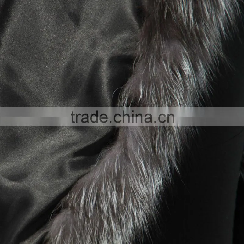 Fashion genuine knitted mink fur coat for women MC08