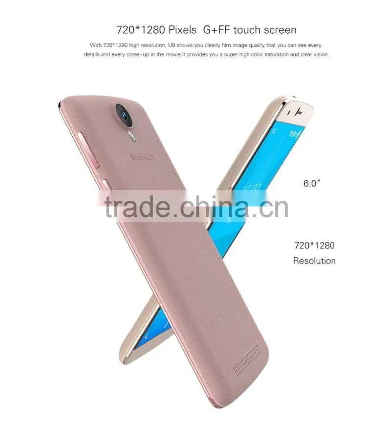 iNew U9 Android 5.1 2.5D Arc Screen 6.0 inch MTK6735 1.3GHz Quad Core 1GB RAM 8GB ROM A-GPS OTG Light Sensor Bluetooth 4.0