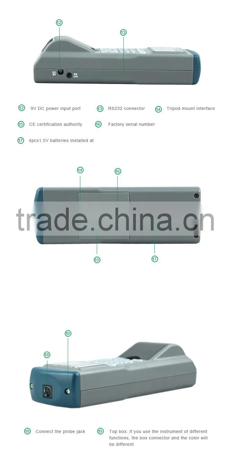 AZ9851 Portable RS232 Digital Humidity Temperature Data logger Relative Humidity Meter Hygrometer logger with Printer