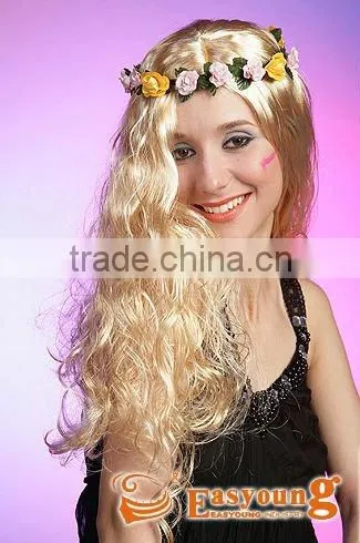 Wedding products, synthetic party wig, Dancer festival hair wig accessories wholesale