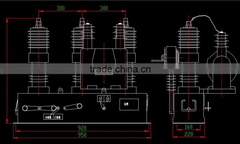 12kv load break switch outdoor vcb vacuum circuit breaker 630a