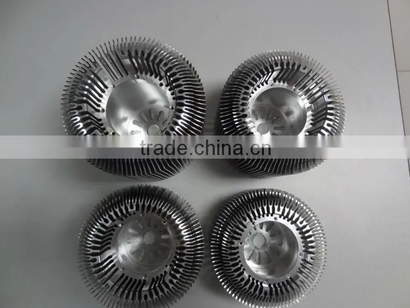 100W aluminum extruded led street housing light heat sink