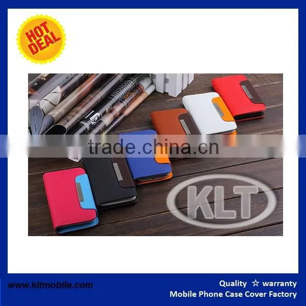 Wholesaler offer leather wallet case for lenovo p70
