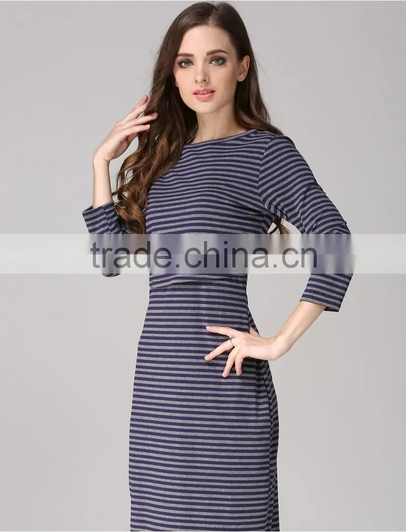Newest style sexy women breastfeeding baby feeding sleepwears dress