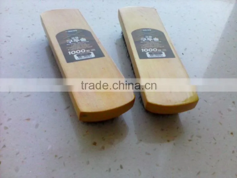 Factory Price Promotion Price wooden shoes brush