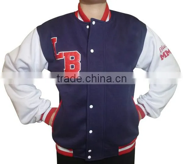 Top Quality Custom Blank Baseball Jackets Wholesale