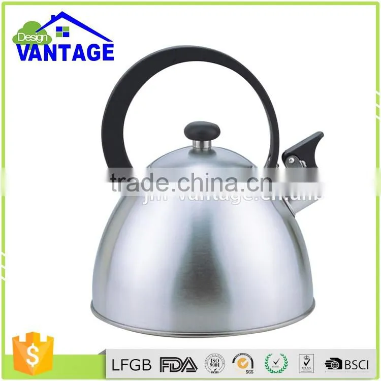 High quality 2.5L coffee kettle induction stainless steel tea whistling kettle