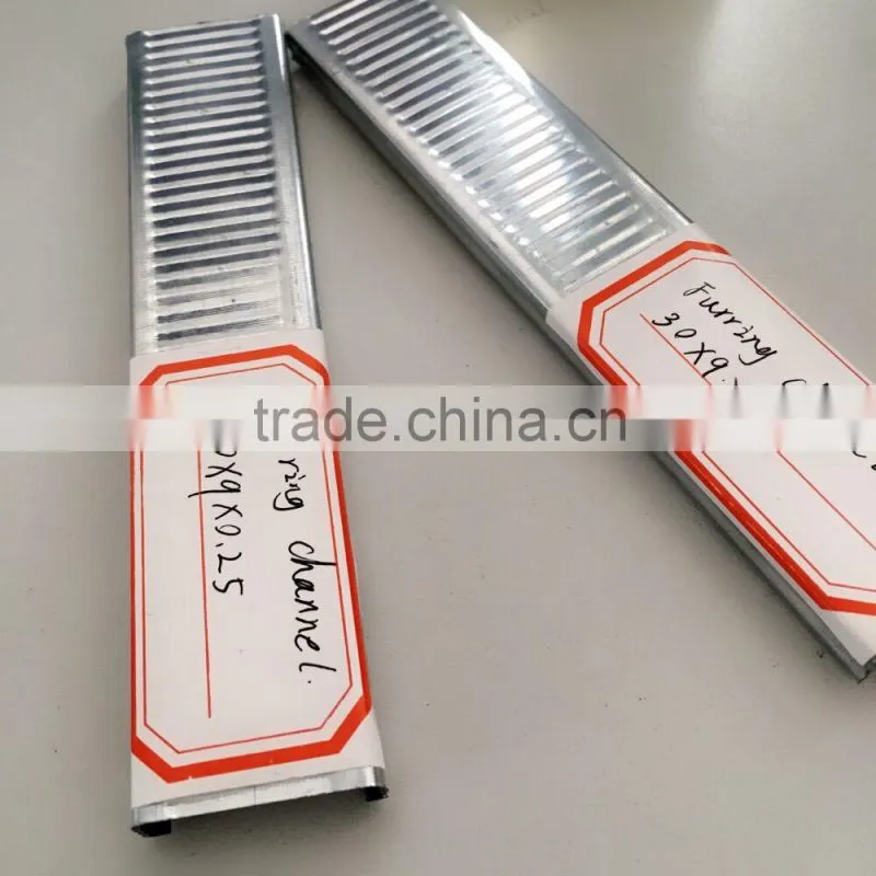 Nice price Malaysia standard galvanized steel keel /U channel41,44,48.50,75 / furring channel 30*9 34*11 with high qulity