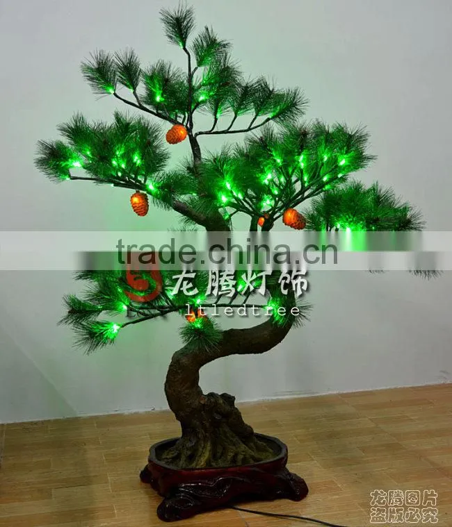 LED Cedar tree light bonsai for indoor