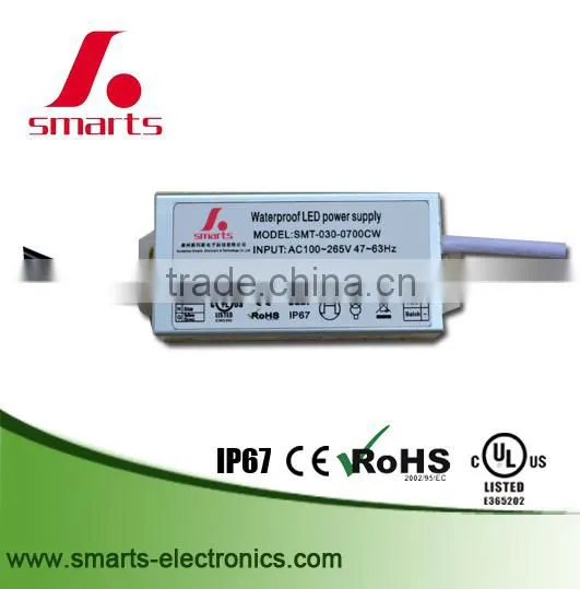 High efficiency led power unit 700mA 500ma 10w constant current led transformer with 2 yeara warranty