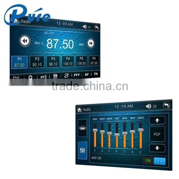 6.2 Inch WinCE 6.0 Car Radio GPS Car DVD Bluetooth Player with 800*480 Pixels/256M RAM
