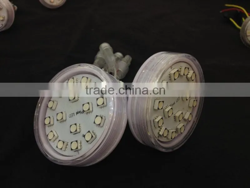 outdoor programmable 45mm 9led MD5050 leds pixel for theme park