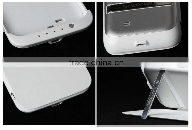 Rechargeable 4200mAh Power Bank With Flip Cover Case For Samsung Galaxy Note2 N7100