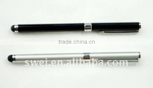Compact Design Touch Pen+Buit-in Gel-ink Pen For iPhone/iPad/Samsung All Devices With Capacitive Touch Screen